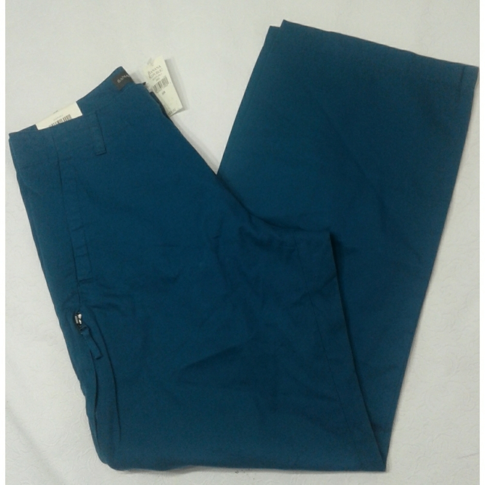 New Banana Republic teal chino pants size 30 R
